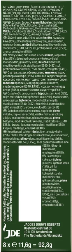 JACOBS Löskaffee Typ Cappuccino 10 X 8 Sticks - 80 Getränke Instantkaffee 11 JACOBS Löskaffee Typ Cappuccino 10 X 8 Sticks - 80 Getränke Instantkaffee -Espresso Store a035c6ca81effff4e01a264f58c04921