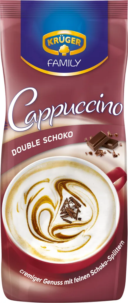 Krüger Family Cappuccino Double Schoko | 500-g-Beutel 1 Krüger Family Cappuccino Double Schoko | 500-g-Beutel