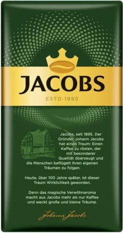 JACOBS Krönung Balance Filterkaffee 12 X 500 G Gemahlener Röstkaffee -Espresso Store a299657ec1277fb120d46d0d65d6772a