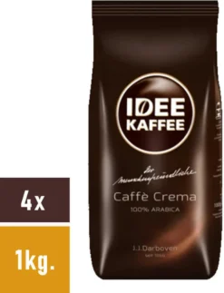 Idee Kaffee - Caffè Crema Bohnen - 4x 1kg -Espresso Store a5b2c5ca5c2e3059b0629ee9bd55ea2e