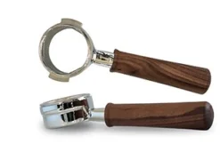 Ascaso Siebträger PM.558, Bodenlos, Dunkles Holz