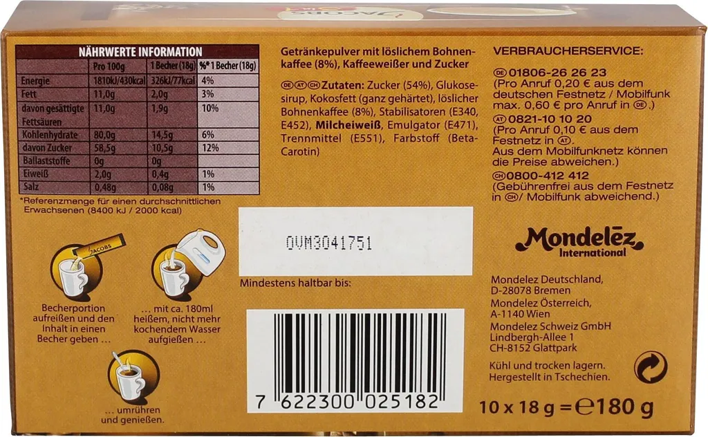 Jacobs Classic 3in1 Sticks | Löslicher Kaffee | 10 Portionen 8 Jacobs Classic 3in1 Sticks | Löslicher Kaffee | 10 Portionen – Bild 8