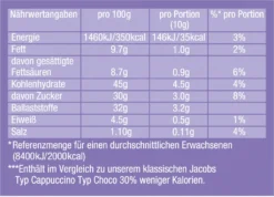 JACOBS Typ Cappuccino Choco So Leicht Mit Milka Geschmack 12 Beutel - 12 X 400g -Espresso Store b29eb38e81f1fc0c0689c69210552d60