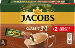 JACOBS Löskaffee 3in1 Classic Löslicher Kaffee 12 X 10+2 Sticks Instantkaffee -Espresso Store b3f7a1034889cbb2f92e5f63677387c8