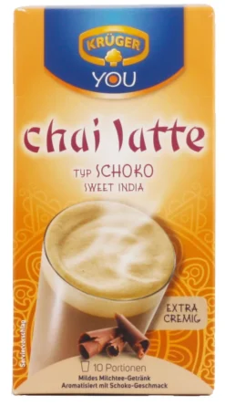 Krüger You Chai Latte Typ Schoko Sweet India Extra Cremig | 10 Portionen 8 Krüger You Chai Latte Typ Schoko Sweet India Extra Cremig | 10 Portionen -Espresso Store b7dc42d84752a7661c203ba2a3bb5bda