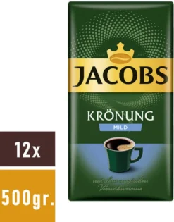 JACOBS Krönung Mild Filterkaffee 12 X 500 G Kaffee Gemahlen 11 JACOBS Krönung Mild Filterkaffee 12 X 500 G Kaffee Gemahlen -Espresso Store b92c6222bba2a8629a66b6da6745c6d9