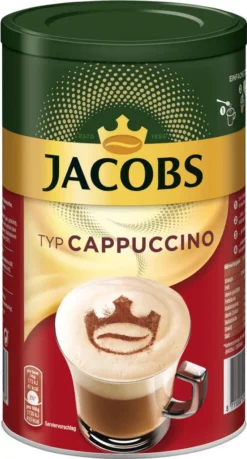 JACOBS Typ Cappuccino 6 X 400 G Dosen Feine Cremigkeit - Viel Schaum -Espresso Store ba86bd638735409fe2e8540272b42b09