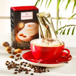 Niederegger Marzipan Geschmack Cappuccino 10 Portionsbeutel 220g -Espresso Store bcbbdca313b5b2394998586f065874d2