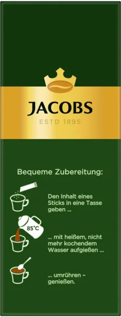 JACOBS Krönung Löslicher Kaffee 8 X 20 Getränke Sticks Instantkaffee -Espresso Store c0157d8986daf06ad60a7a77c9f2cfa3 1