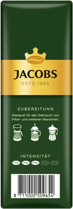 JACOBS Filterkaffee Krönung Entkoffeiniert 6 X 500 G Pulver- Röstkaffee Gemahlen -Espresso Store ca64091210555f9bcb2ba5353d30f828
