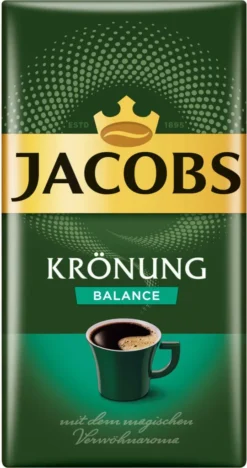 JACOBS Filterkaffee Krönung Balance 6 X 500 G Kaffee Gemahlen + 1 Becher+ 1 Dose -Espresso Store cbea3c59ab251e2292f5ead25a64a448