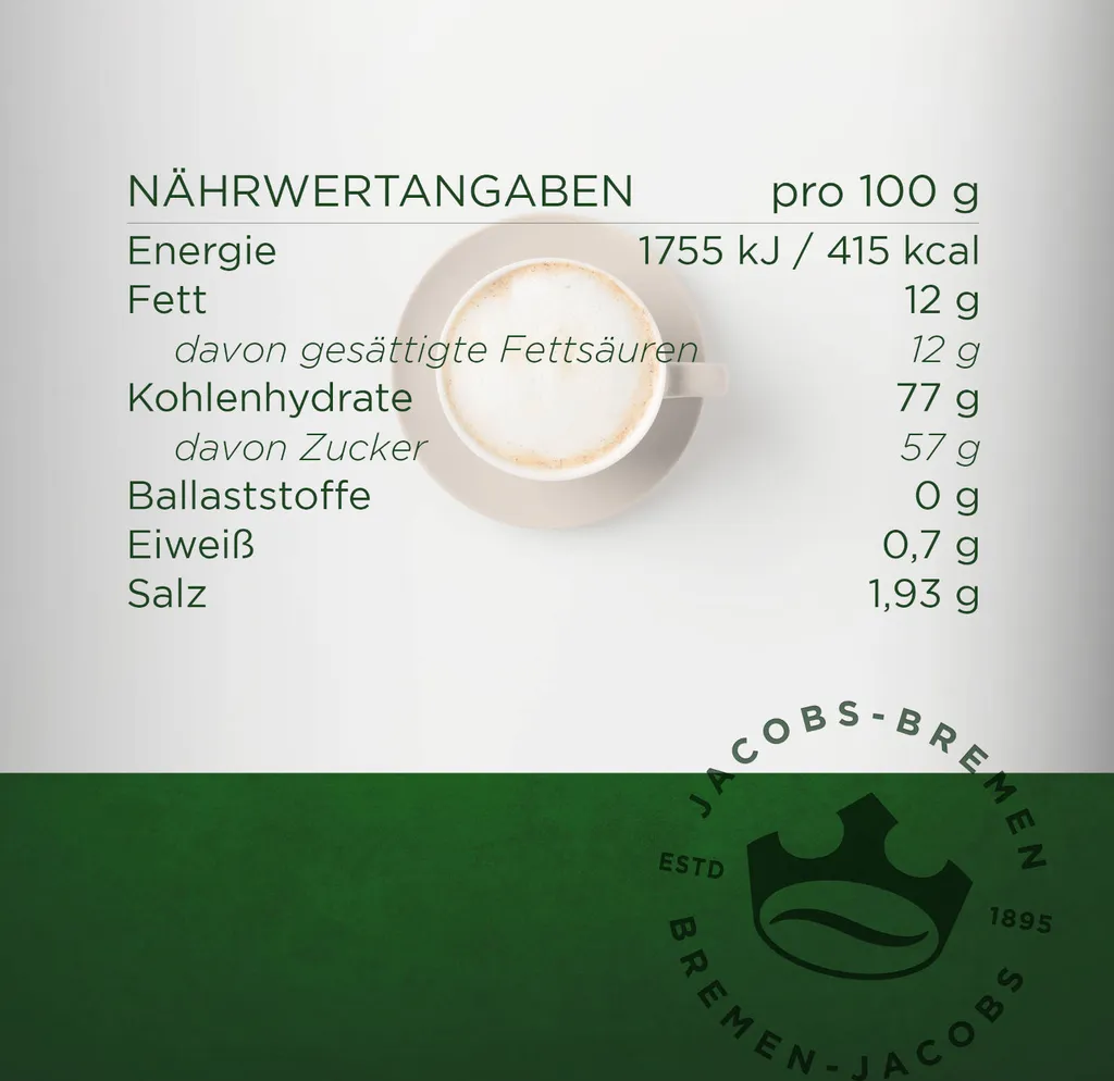 JACOBS Professional Löskaffee Typ Cappuccino Vanilla 3 X 1 Kg Löslicher Kaffee 5 JACOBS Professional Löskaffee Typ Cappuccino Vanilla 3 X 1 Kg Löslicher Kaffee – Bild 5