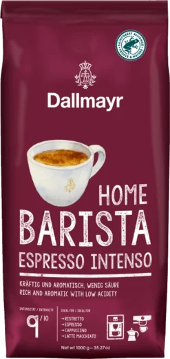 Dallmayr Home Barista Espresso Intenso 1kg Ganze Bohnen
