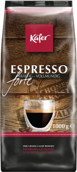 Käfer Caffè Espresso Forte | Ganze Bohne | 1000g -Espresso Store dc5595ec9f3b118df843d301540fd4d3