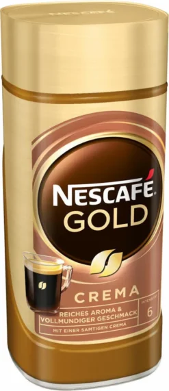 Nescafé® Nescafé Gold Crema | Löslicher Kaffee | 200g-Glas 14 Nescafé® Nescafé Gold Crema | Löslicher Kaffee | 200g-Glas -Espresso Store dd288978079ff3b84df0069156f6292c