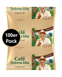 Filterkaffee ESPECIAL In Kannenportionen Von Café Intención, 100x60g
