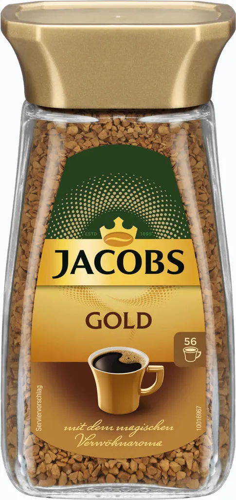 JACOBS Gold 6 X 100g Löslicher Kaffee 6 Gläser Instantkaffee Löskaffee 1 JACOBS Gold 6 X 100g Löslicher Kaffee 6 Gläser Instantkaffee Löskaffee