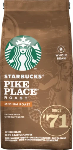Nestlé® Starbucks Pike Place Roast, Medium, Ganze Bohne, 200 G