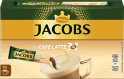 Jacobs 3in1 Sticks Café Latte | Löslicher Kaffee | 10 Portionen 17 Jacobs 3in1 Sticks Café Latte | Löslicher Kaffee | 10 Portionen -Espresso Store e5b8e841682cb91a8b64435107cc2af5