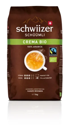SCHWIIZER SCHÜÜMLI Bohnenkaffee Schwiizer Crema1kg SCHWIIZER CREMA