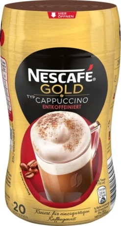 Nescafé® Nescafé Gold Typ Cappuccino Entkoffeiniert | 250g Dose -Espresso Store eafb6ef15841b947366f53dd33d4ec9e