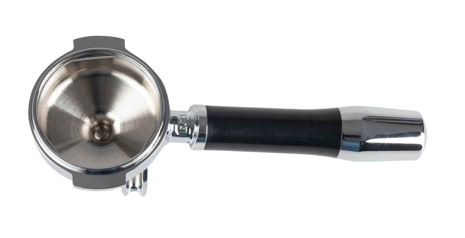 ECM Siebträger, 1 Auslauf, Chrom-schwarz 3 ECM Siebträger, 1 Auslauf, Chrom-schwarz – Bild 3