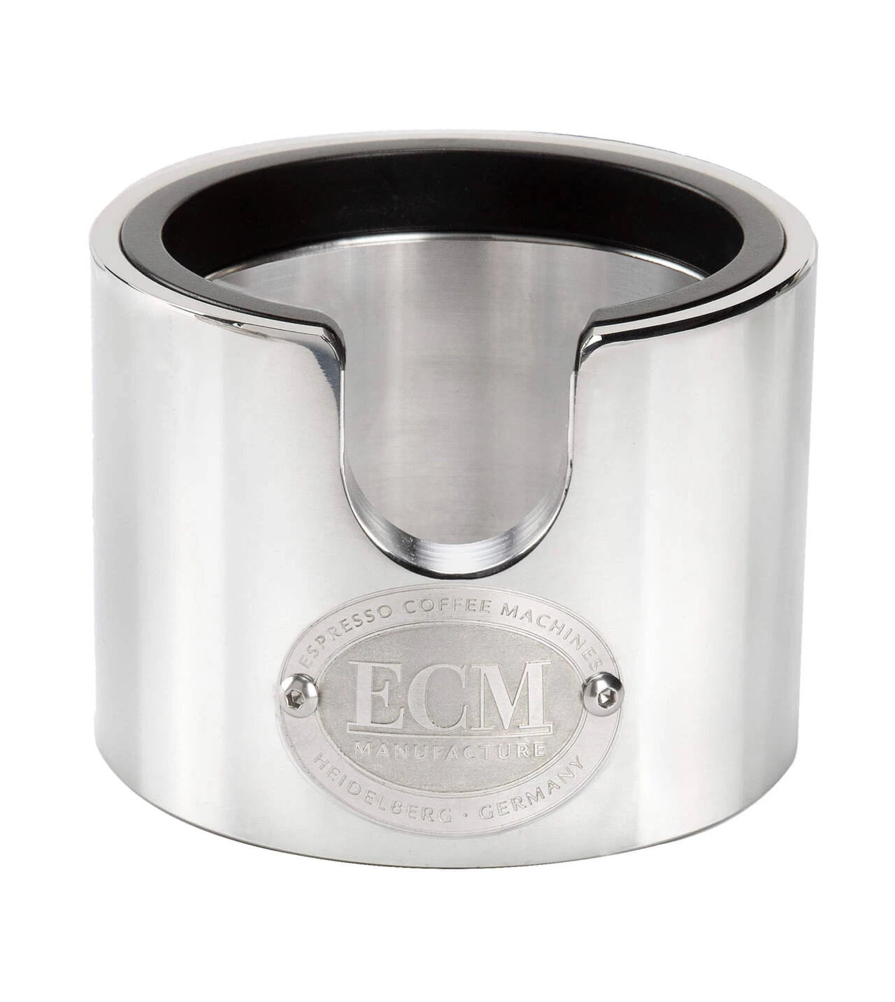 ECM Tamperstation Aluminium Poliert 1 ECM Tamperstation Aluminium Poliert