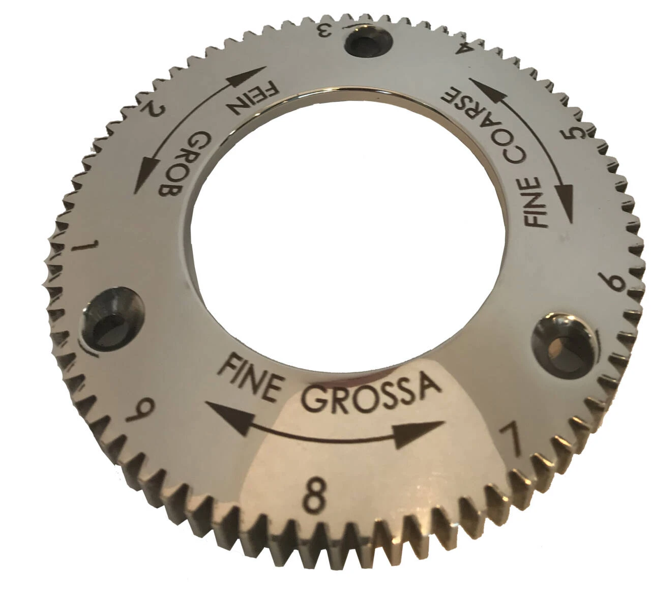 ECM Zahnradkranz Edelstahl 1 ECM Zahnradkranz Edelstahl