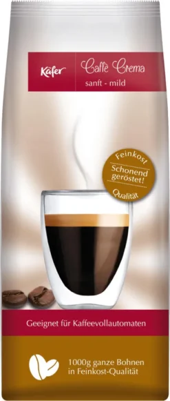 Käfer Caffè Crema Lungo | Ganze Bohne | 1000 G -Espresso Store ed0de750317dd16beeaccbc60e07b4e2