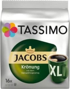 Tassimo Jacobs Krönung XL | 16 T Discs, Kaffeekapseln -Espresso Store ed80b40adbc481ac0ab9f04cd025bade