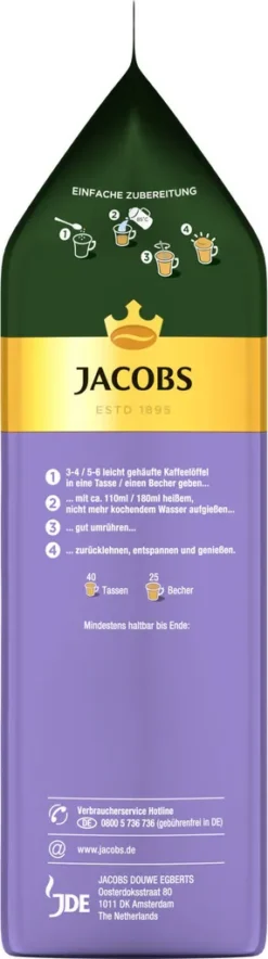 JACOBS Momente Typ Choco Cappuccino Mit Milka 12 X 500 G Beutel 10 JACOBS Momente Typ Choco Cappuccino Mit Milka 12 X 500 G Beutel -Espresso Store efa5c0d0a047e34acbf8b83161726966