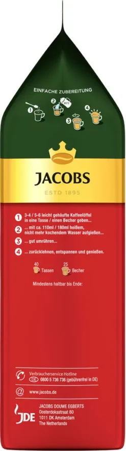 JACOBS Typ Cappuccino 10 Beutel Löslicher Kaffee Intantkaffee 10 X 400 G Cremig -Espresso Store efbe1971bdf5a211deebf87e4d6adfab