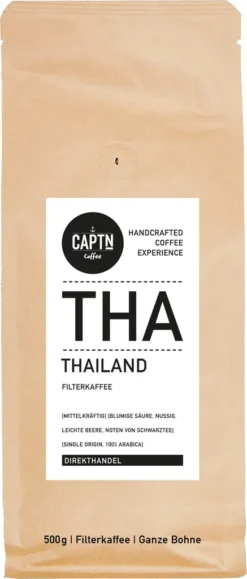 THAILAND Kaffee Ganze Bohne | Mittelkräftig, Blumige Säure, Leichte Beere | 500 G | Specialty Coffee Aus Direkthandel