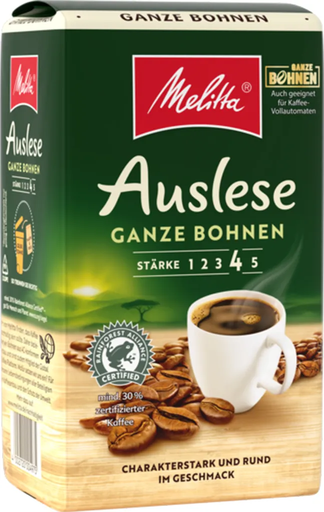 MELITTA Auslese Ganze Bohnen Für Filterkaffee 10x500 G Kräftig Mit Rundem Aroma 1 MELITTA Auslese Ganze Bohnen Für Filterkaffee 10x500 G Kräftig Mit Rundem Aroma