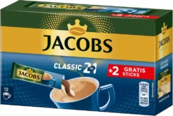 JACOBS Löskaffee Classic 2in1 Löslicher Kaffee 12 X 10+2 Sticks Instantkaffee -Espresso Store f74162e8b4860b99a17b400345c95bd1