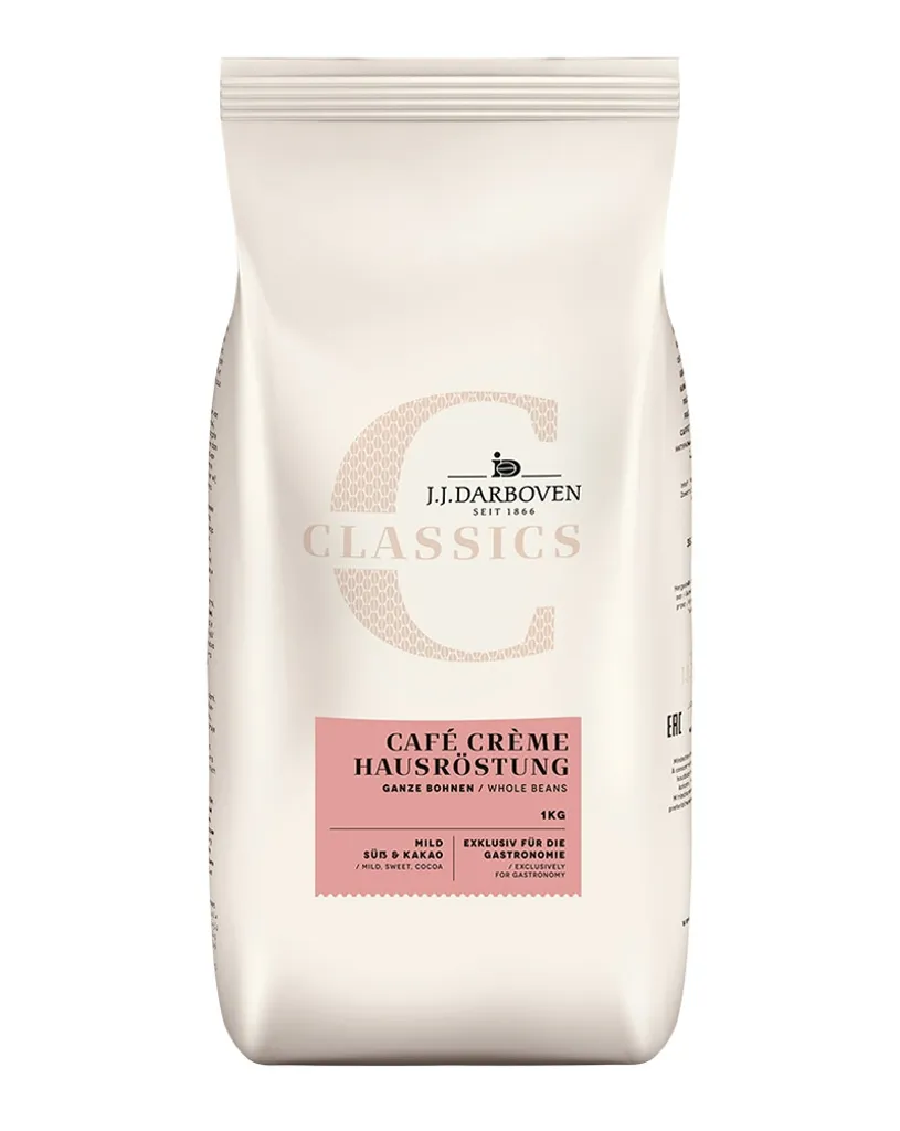 Kaffee CLASSICS Café Crème Hausröstung Von J. J. Darboven, 1000g Bohnen 1 Kaffee CLASSICS Café Crème Hausröstung Von J. J. Darboven, 1000g Bohnen