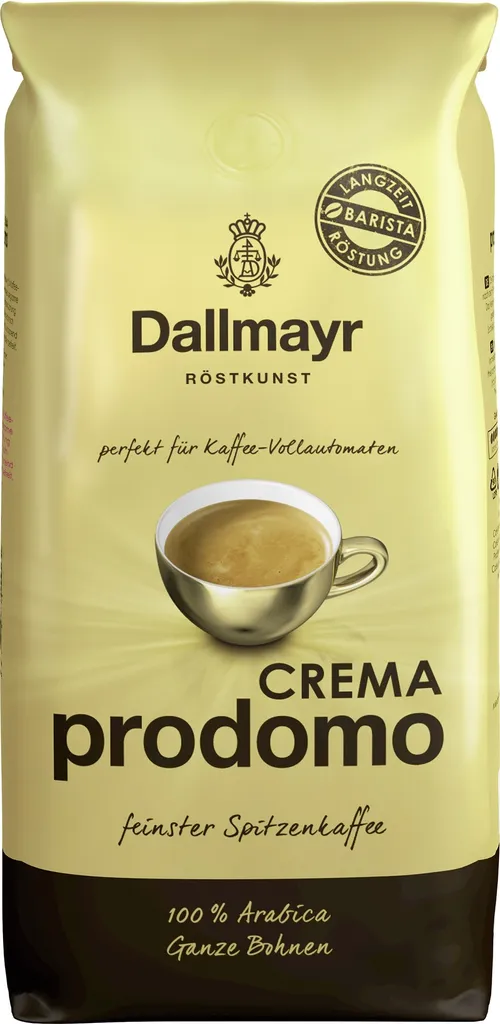 Dallmayr Crema Prodomo | Ganze Bohne | 1000g 1 Dallmayr Crema Prodomo | Ganze Bohne | 1000g
