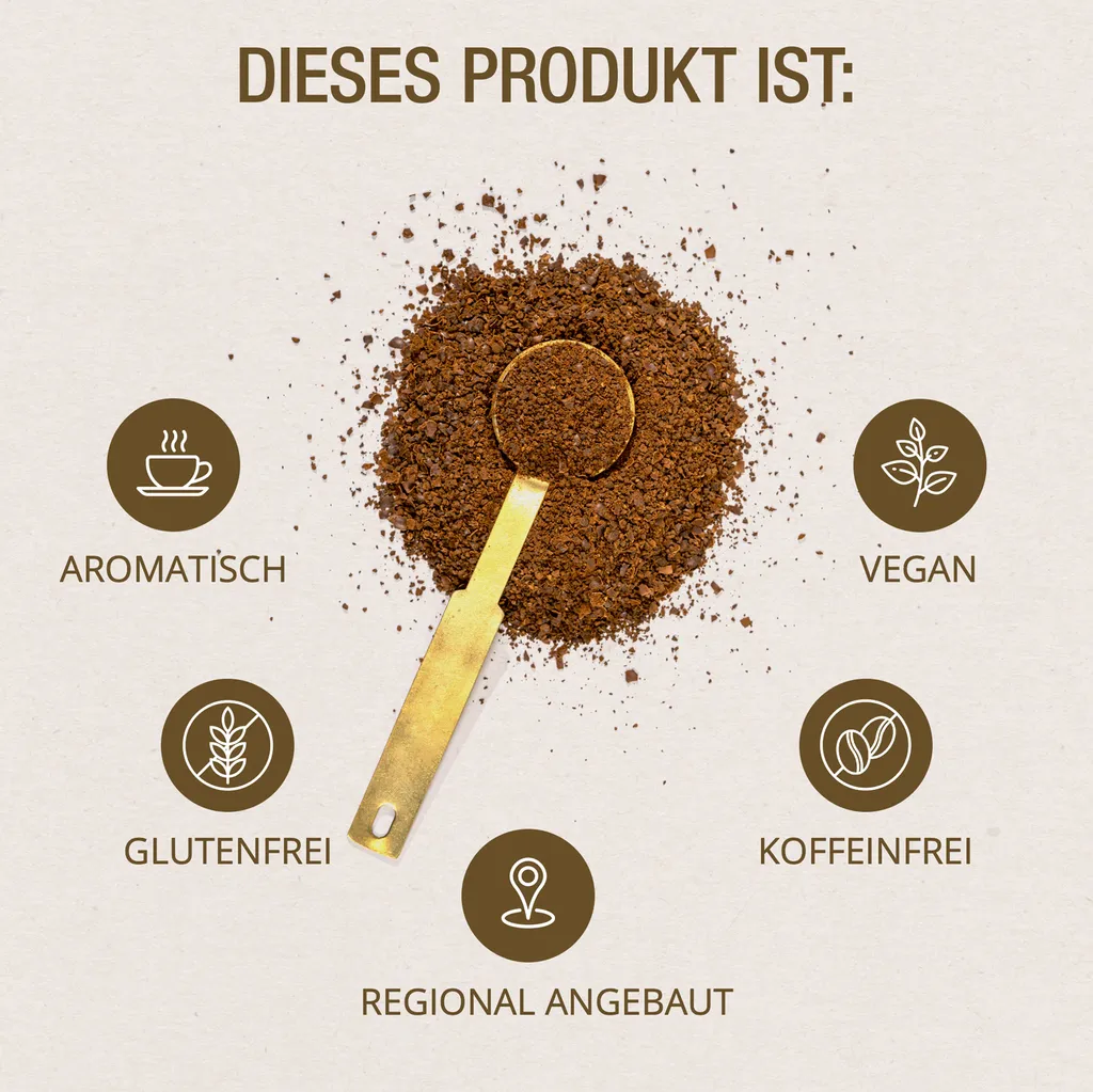 Effective Nature Lupinenkaffee - 500 G Pulver - Der Ideale Kaffeeersatz - Gluten- Und Koffeinfrei - Bio-Qualität 4 Effective Nature Lupinenkaffee - 500 G Pulver - Der Ideale Kaffeeersatz - Gluten- Und Koffeinfrei - Bio-Qualität – Bild 4