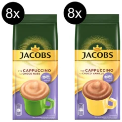JACOBS Löskaffee Typ Cappuccino 8 X Choco Nuss + 8 X Choco Vanille -Espresso Store fea0e5038fe003a8af27e21a3eea35cf