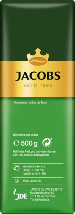 Jacobs Filterkaffee Auslese Klassisch | Gemahlen | 500g -Espresso Store ff3c7f9ca98666ac18aac6d67be8608a