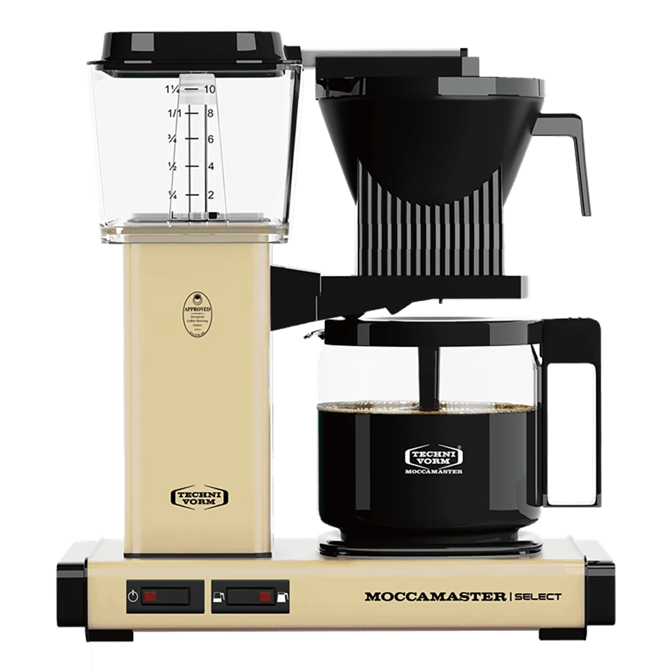 Moccamaster KBG Select, Pastel Yellow 1 Moccamaster KBG Select, Pastel Yellow