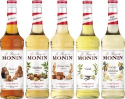 Monin Café-Set 5x0,7l + 5 Pumpen Gratis -Espresso Store monin cafe set 5x0 7l 5 pumpen gratis 4008077746957 2