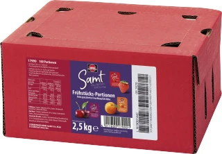 Schwartau Brotaufstrich Samt, Sortiert, 100x25g 1 Schwartau Brotaufstrich Samt, Sortiert, 100x25g
