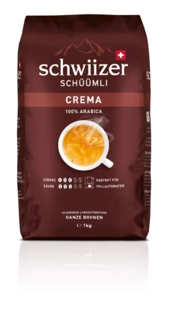 Schwiizer Schüümli Crema Ganze Bohnen 1kg