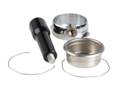 Siebträger Für Bezzera BZ09 & BZ10, Bodenlos, Schwarz, Inkl. 21g Sieb